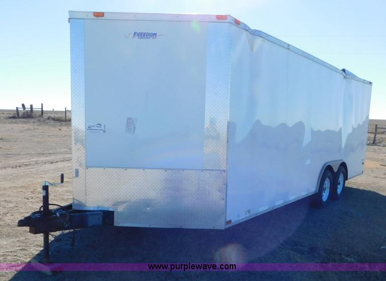 image for item J6827 2013 Freedom 85X20TA2 enclosed cargo trailer