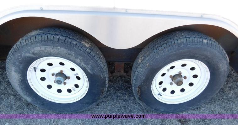 image for item J6827 2013 Freedom 85X20TA2 enclosed cargo trailer