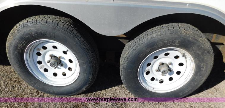 image for item J6827 2013 Freedom 85X20TA2 enclosed cargo trailer