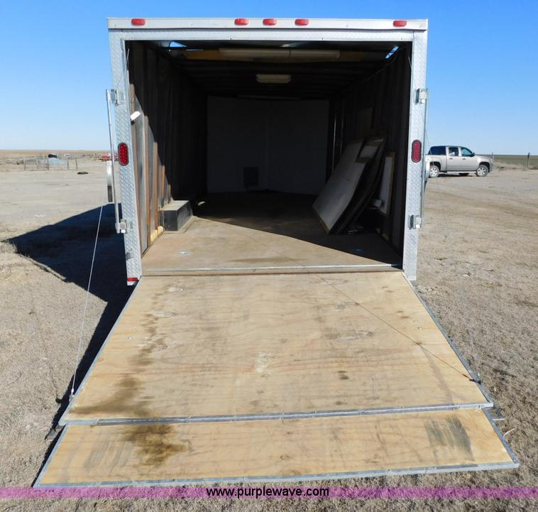 image for item J6827 2013 Freedom 85X20TA2 enclosed cargo trailer