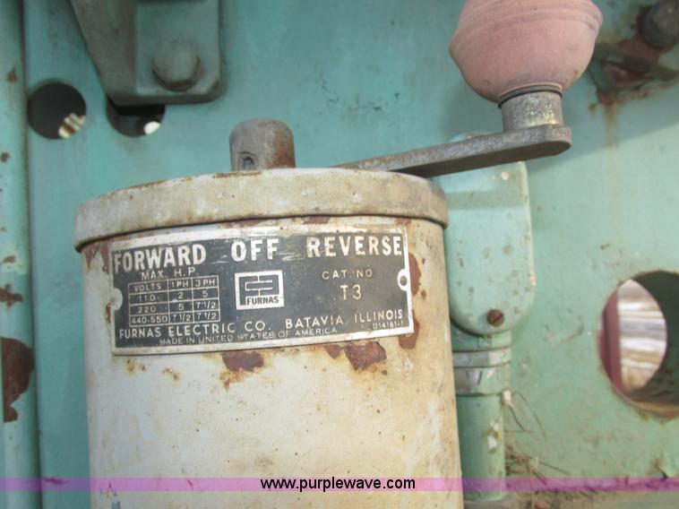 image for item J8783 Wisconsin Forcemaster 12FM120 metal brake