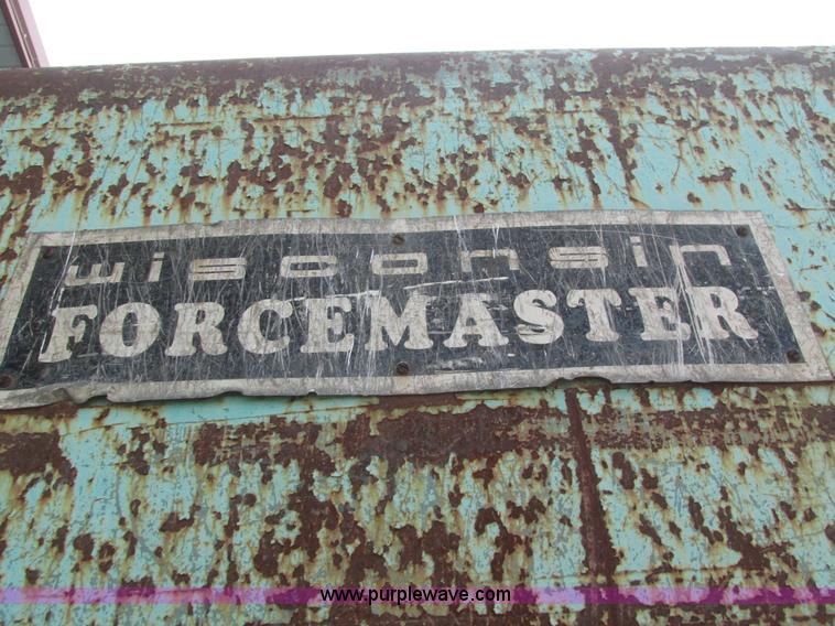 image for item J8783 Wisconsin Forcemaster 12FM120 metal brake