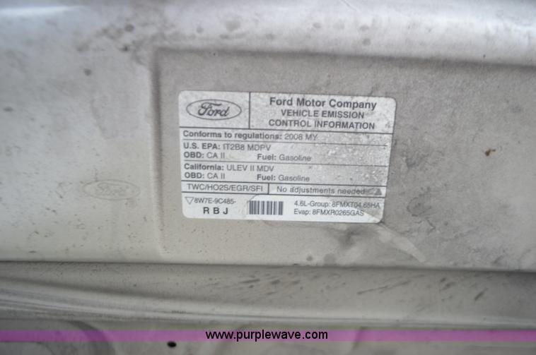 image for item K5377 2008 Ford E150 van