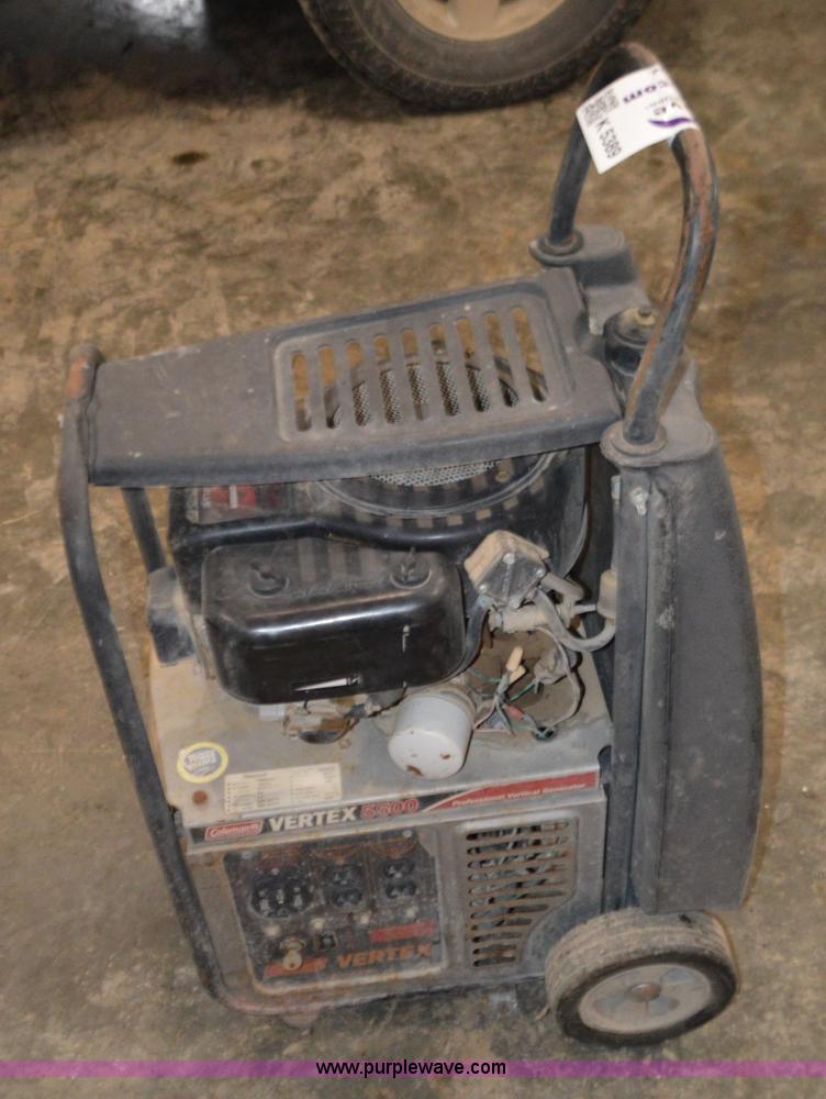 image for item K5389 Coleman Vertex 5500 generator