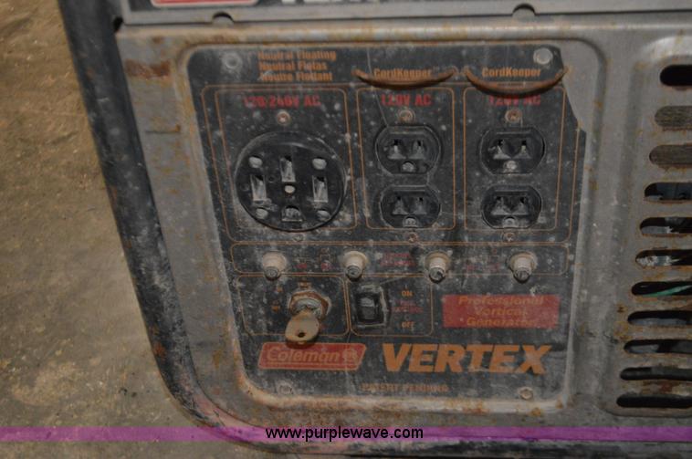 image for item K5389 Coleman Vertex 5500 generator