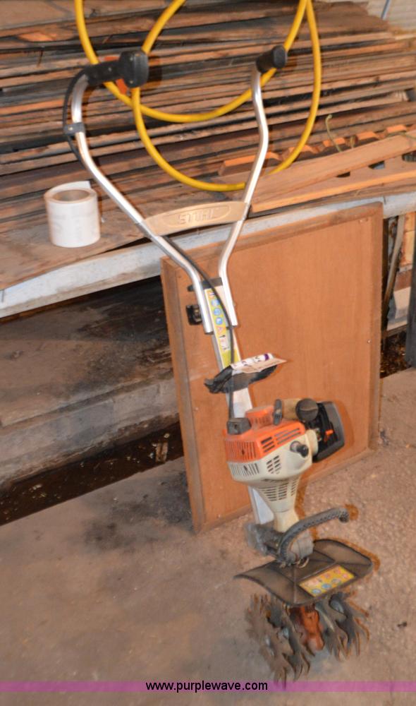 Stihl MM55 tiller in Alma, MO Item K5392 sold Purple Wave
