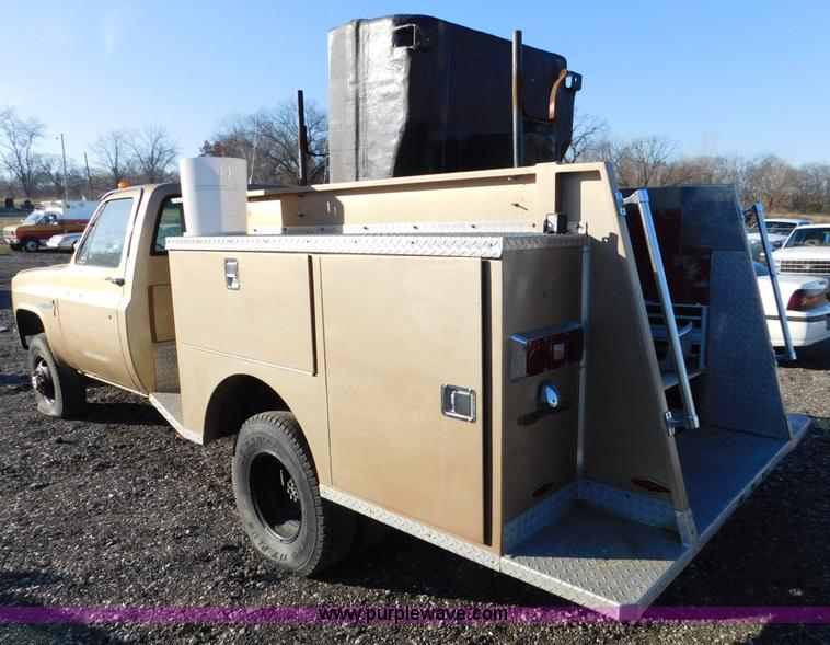 image for item K5411 1982 Chevrolet C30 Custom Deluxe utility truck