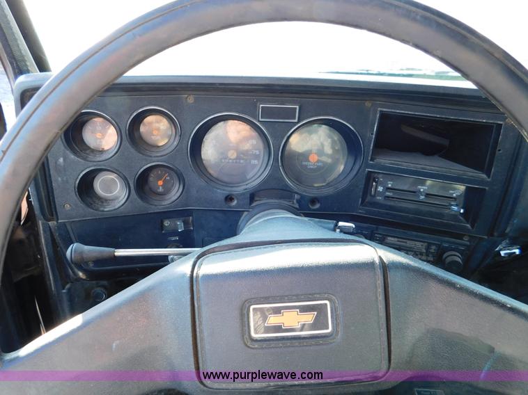 image for item K5411 1982 Chevrolet C30 Custom Deluxe utility truck