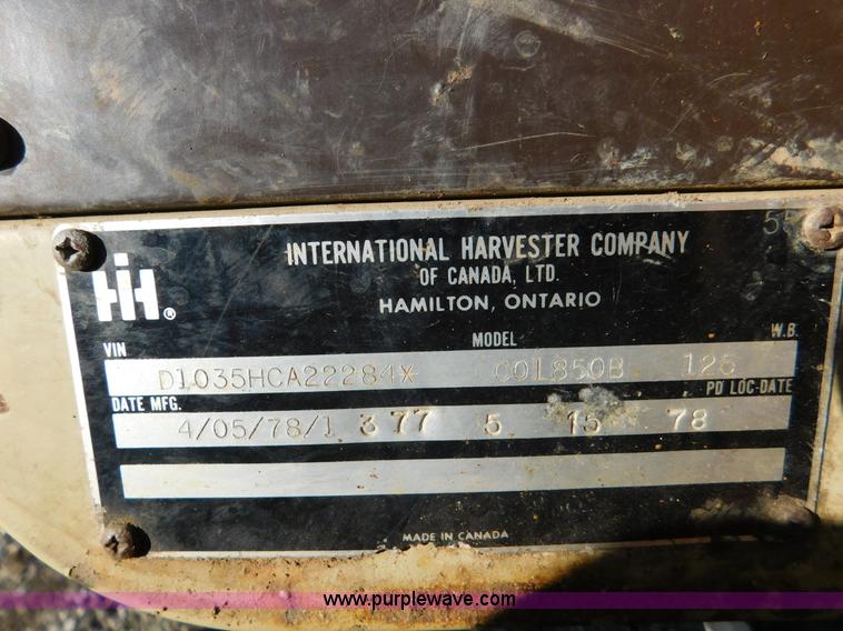 image for item K5418 1978 International Cargo Star B flatbed truck