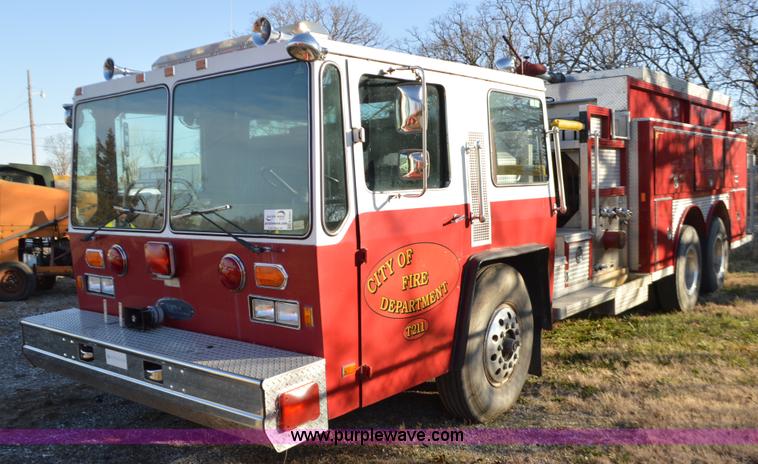 image for item K5424 1982 Hendrickson fire truck
