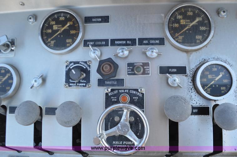 image for item K5424 1982 Hendrickson fire truck