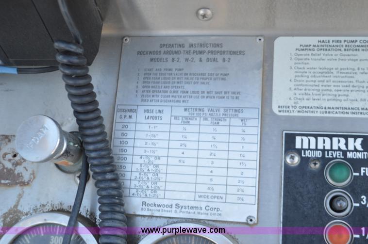 image for item K5424 1982 Hendrickson fire truck