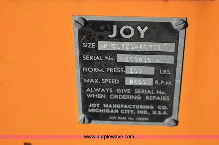 image for item K5426 Joy RPS175GH20MS1 air compressor