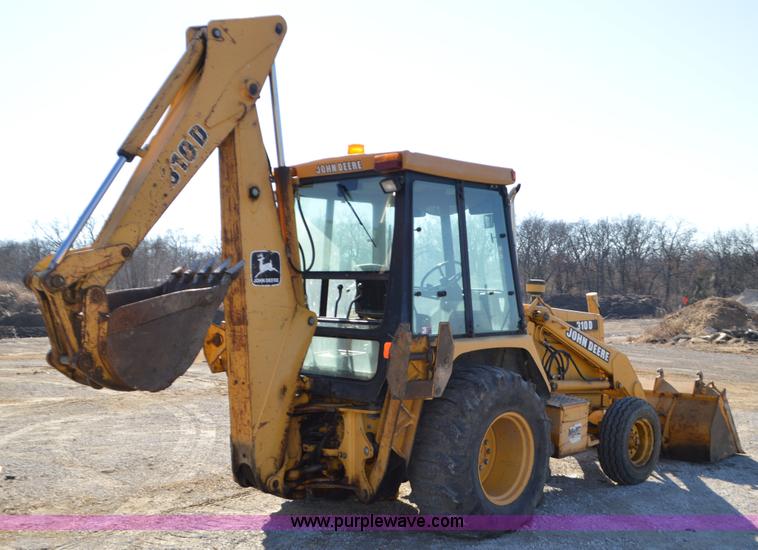 image for item K5450 1995 John Deere 310D backhoe