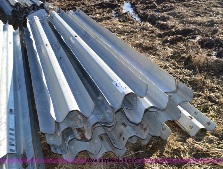 image for item K5466 Approximately 35 galvanized guard rail