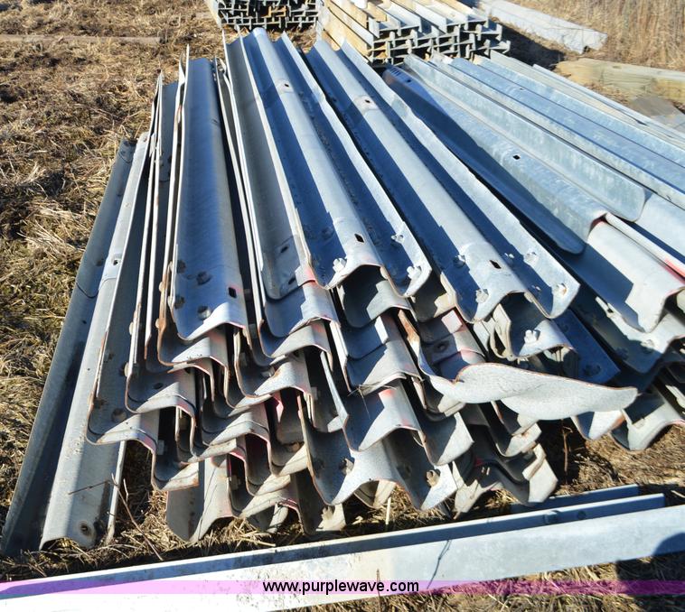 image for item K5466 Approximately 35 galvanized guard rail