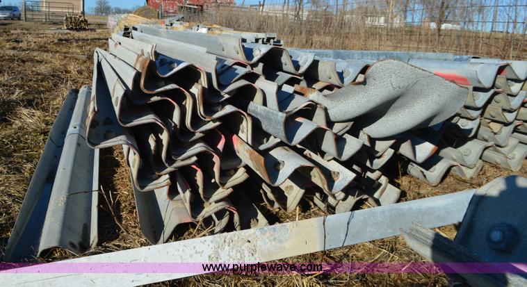 image for item K5466 Approximately 35 galvanized guard rail