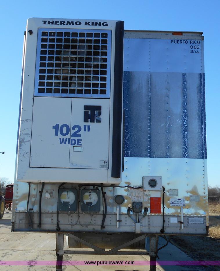 image for item L1124 1990 Great Dane 7211TZ1A refrigerated trailer