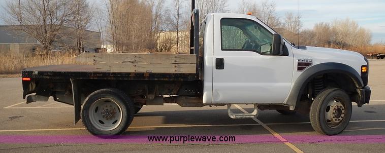 image for item L3614 2008 Ford F450 Super Duty XL flatbed truck