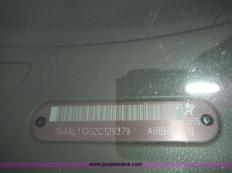 image for item L3621 2002 Nissan Altima 2.5 S