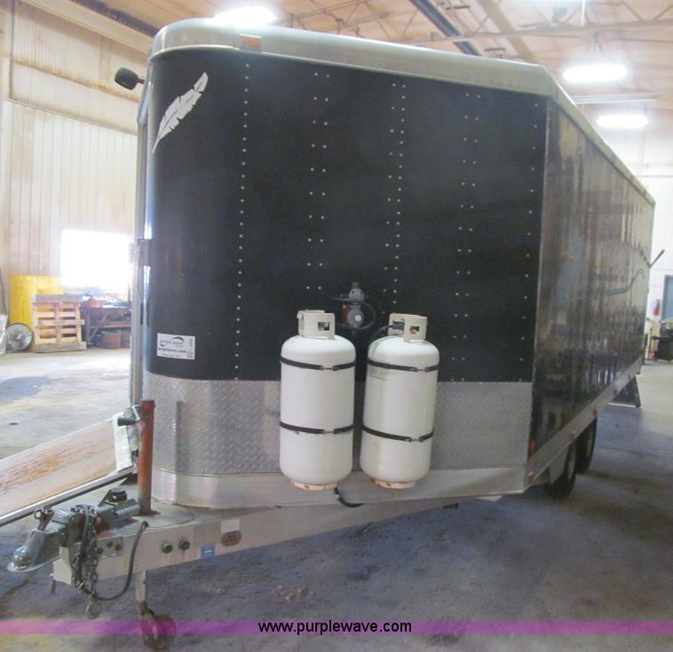 image for item L5508 1995 Featherlite enclosed snowmobile trailer