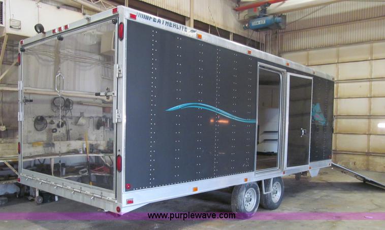 image for item L5508 1995 Featherlite enclosed snowmobile trailer