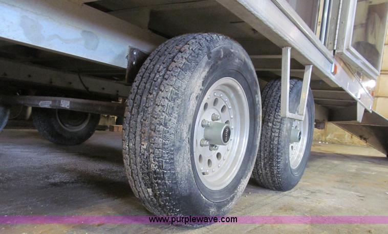 image for item L5508 1995 Featherlite enclosed snowmobile trailer