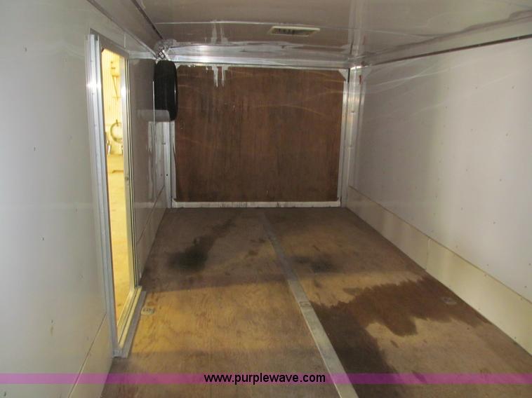 image for item L5508 1995 Featherlite enclosed snowmobile trailer