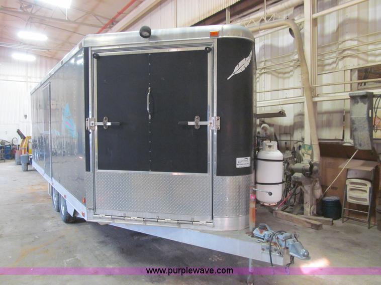 image for item L5508 1995 Featherlite enclosed snowmobile trailer