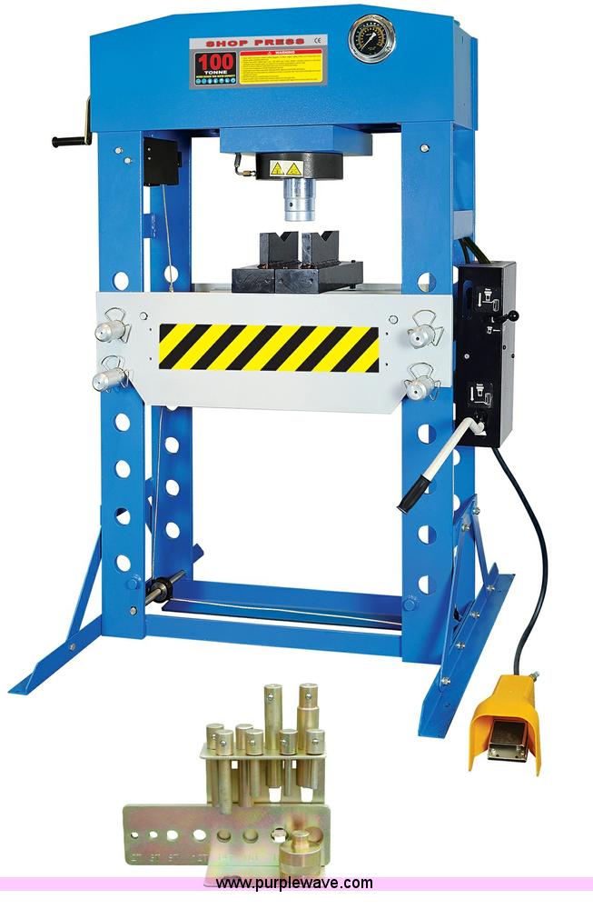 image for item F1007 Siebel SP100AH01 air/hydraulic shop press