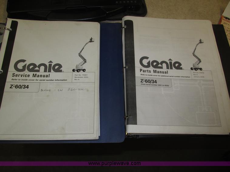 image for item H1037 2002 Genie Z60/34 boom lift