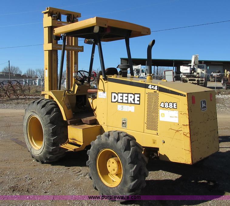image for item I1755 2001 John Deere 488E rough terrain forklift