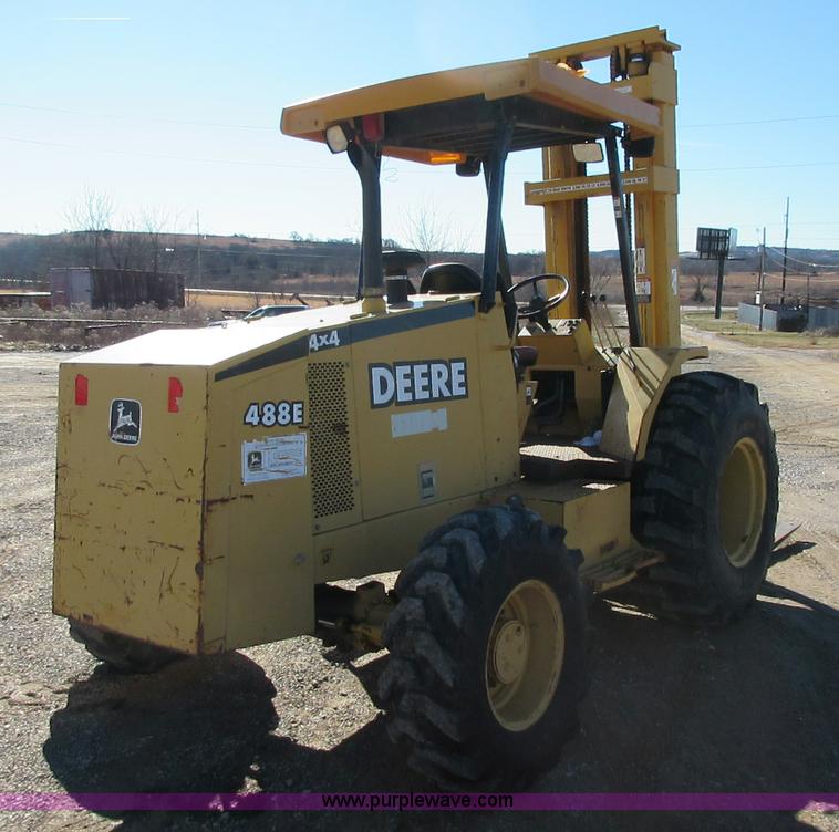 image for item I1755 2001 John Deere 488E rough terrain forklift