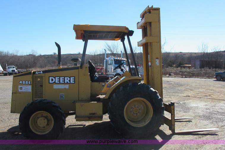 image for item I1755 2001 John Deere 488E rough terrain forklift