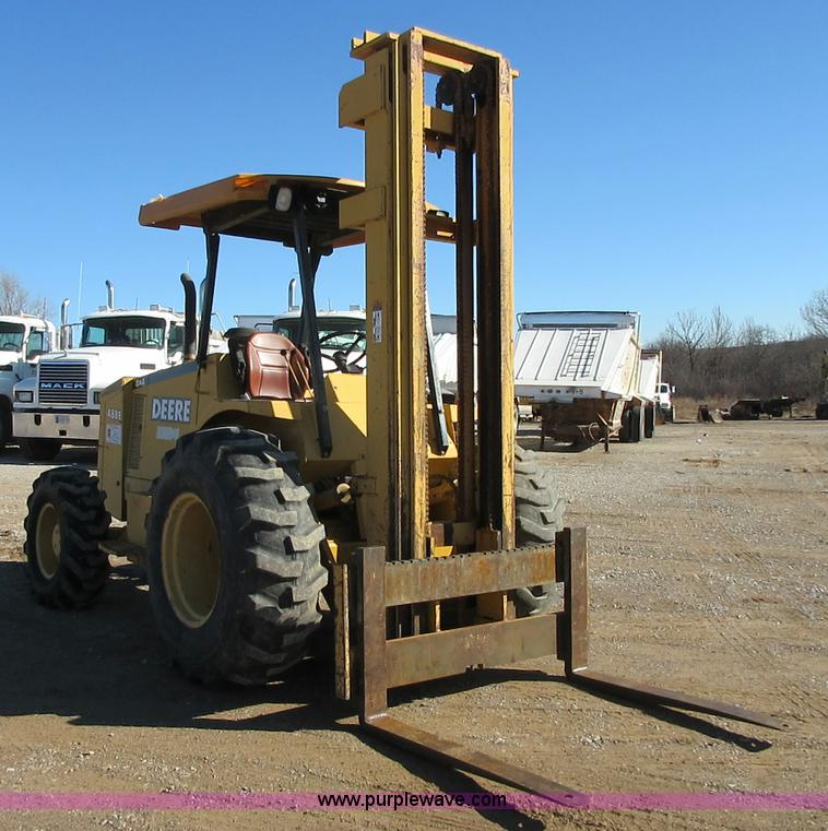 image for item I1755 2001 John Deere 488E rough terrain forklift