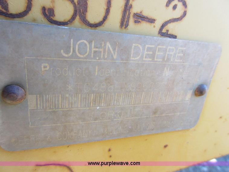 image for item I1755 2001 John Deere 488E rough terrain forklift