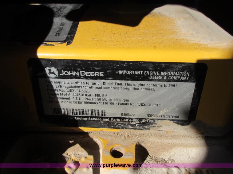 image for item I1755 2001 John Deere 488E rough terrain forklift