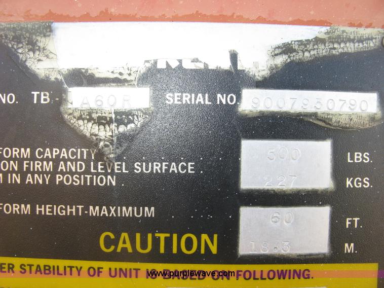 image for item J2950 Snorkelift A60R boom lift