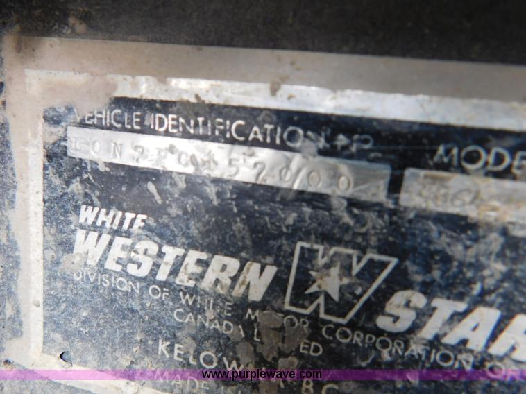 image for item J7408 1975 White Western Star ready mix truck