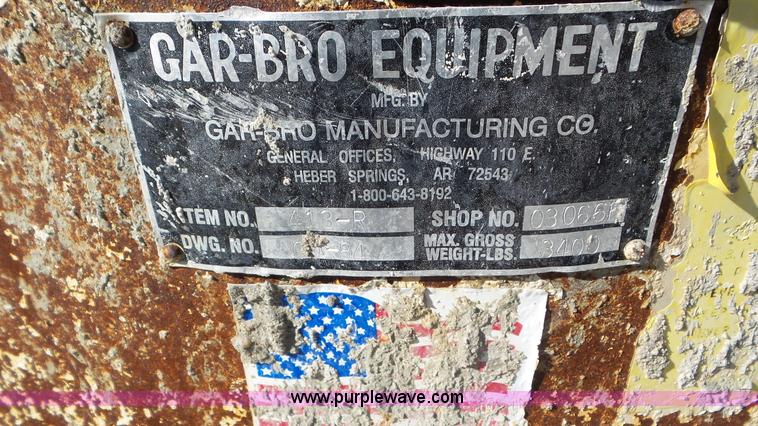 image for item J8375 Gar-Bro concrete dump bucket