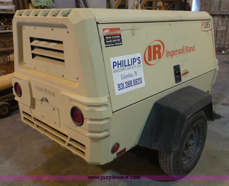 image for item J8377 2007 Ingersoll Rand P185 air compressor
