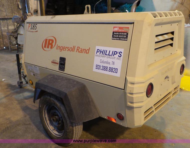 image for item J8377 2007 Ingersoll Rand P185 air compressor