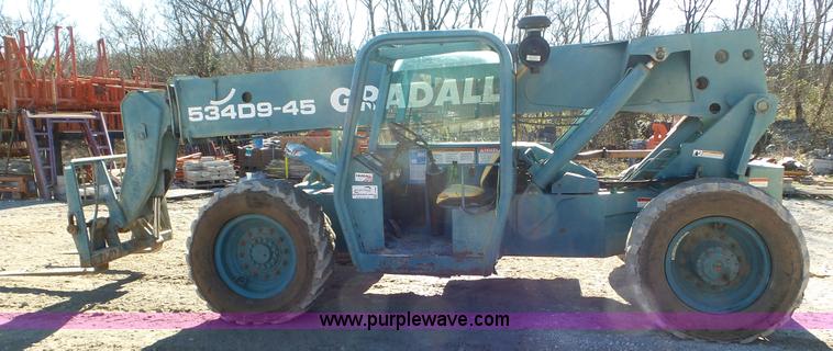 image for item J8384 Gradall 534D9-45 telehandler
