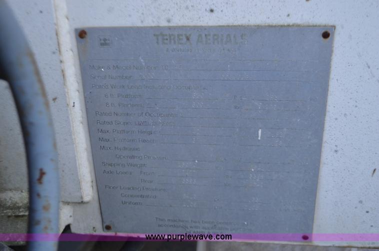 image for item K5373 2000 Terex TB42 boom lift