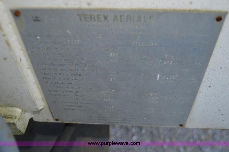 image for item K5373 2000 Terex TB42 boom lift