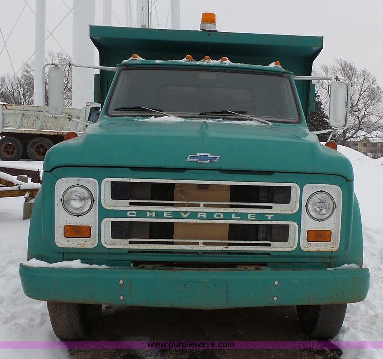 image for item L3660 1972 Chevrolet C50 dump truck