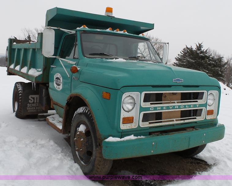 image for item L3660 1972 Chevrolet C50 dump truck