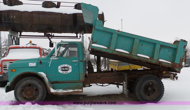 image for item L3660 1972 Chevrolet C50 dump truck