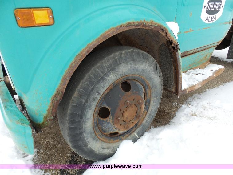 image for item L3660 1972 Chevrolet C50 dump truck