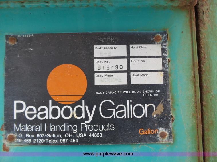 image for item L3660 1972 Chevrolet C50 dump truck